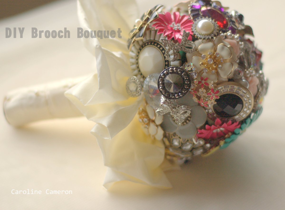 diy brooch bouquet